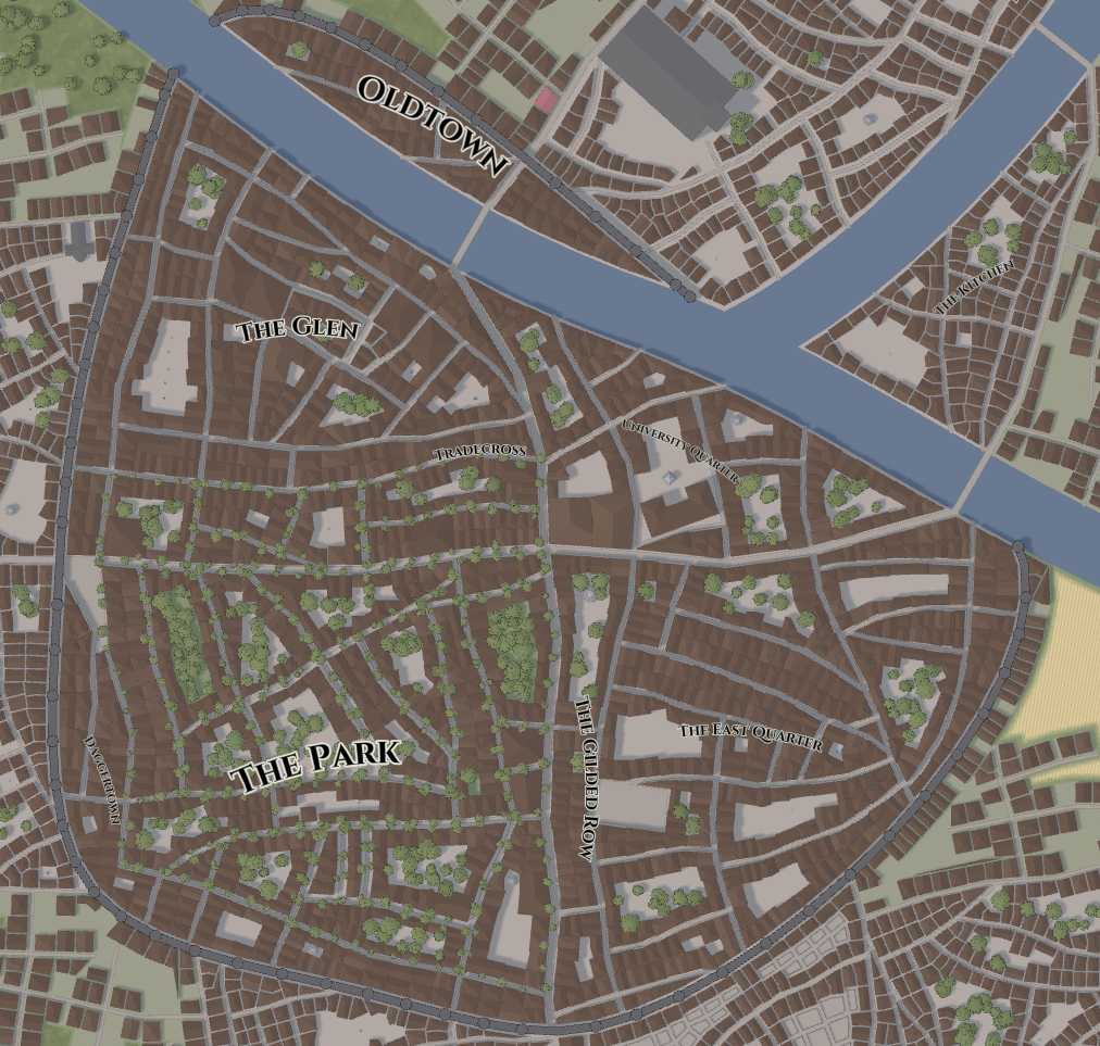 Map of the Walled City of Autumncross